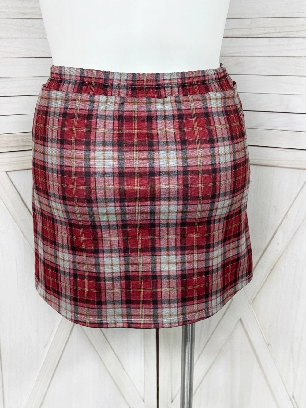 HALARA plaid skort